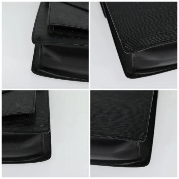 LOUIS VUITTON Epi Monceau 28 Hand Bag Black M52122 LV Auth bs29218 - Picture 14 of 16